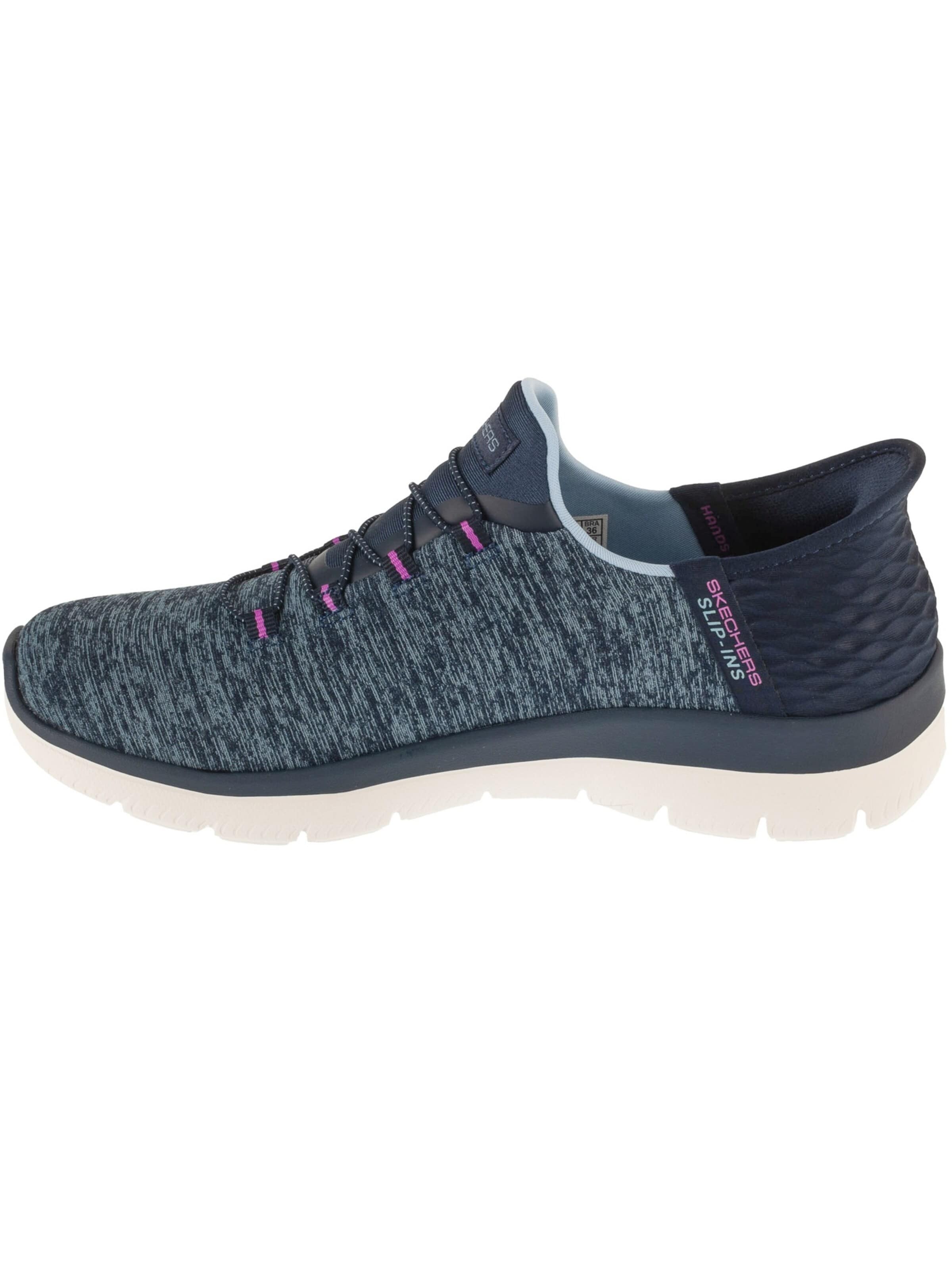 SKECHERS Slip-on 'Skechers Slip-Ins Summits - Dazzling Haze' in Blauw: voorkant