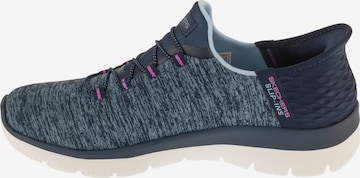 SKECHERS Slip-on 'Skechers Slip-Ins Summits - Dazzling Haze' in Blauw: voorkant