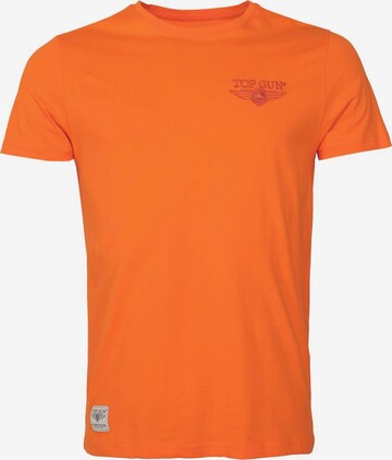 TOP GUN Shirt in Oranje: voorkant