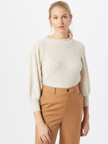 VERO MODA Sweater 'Ella' in Beige: front