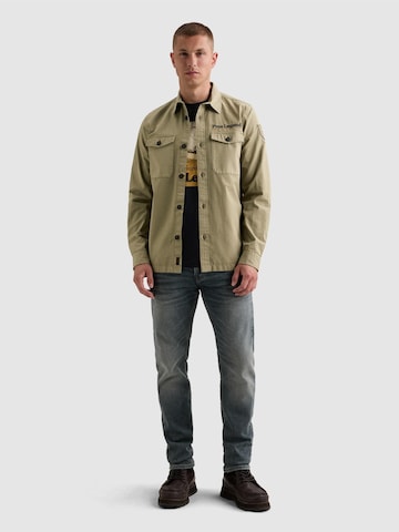 Regular fit Camicia 'Overshirt with back print' di PME Legend in verde