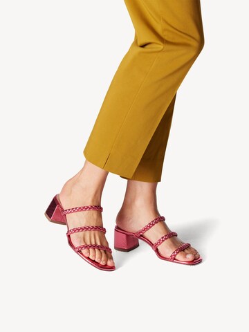 TAMARIS Mules in Pink