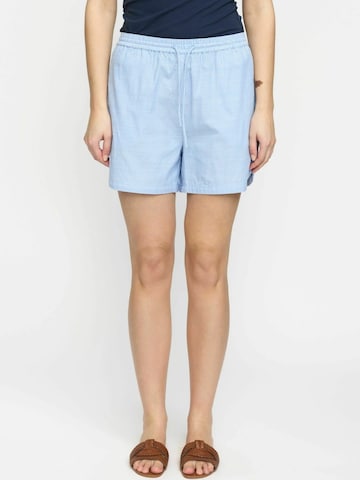 Regular Pantalon 'Ebbi' Soft Rebels en bleu : devant