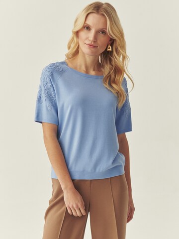 Camicia da donna di TATUUM in blu: frontale