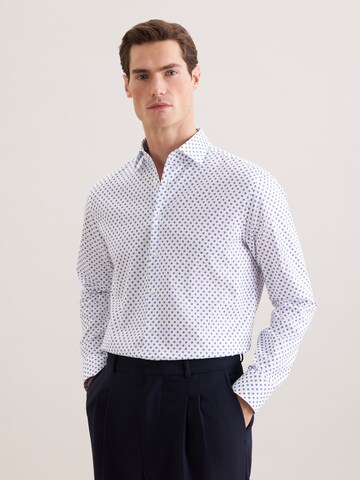 Coupe regular Chemise 'Classic Essentials' SEIDENSTICKER en bleu