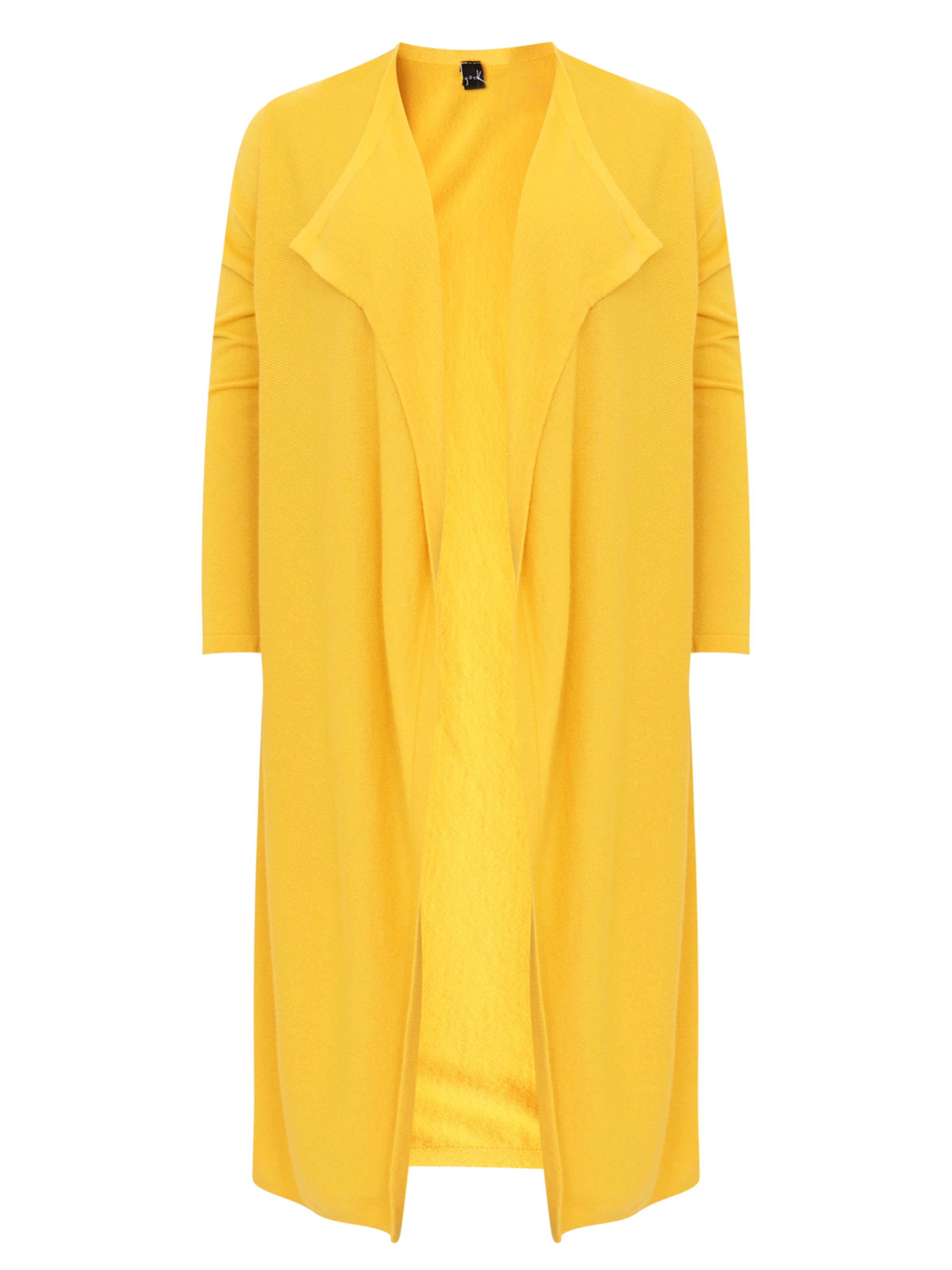 YOEK Knit cardigan in Yellow: front