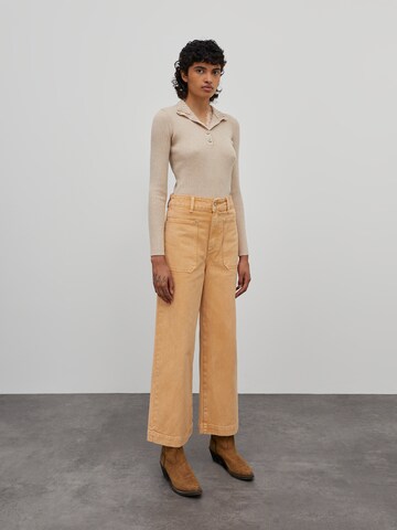 Wide Leg Jean 'Susa' EDITED en beige