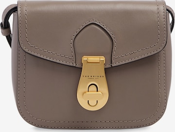 The Bridge Crossbody Bag in Grey: front