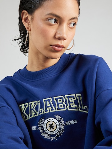 Sweat-shirt Karo Kauer en bleu
