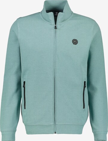 LERROS Zip-Up Hoodie in Green: front