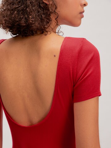 EDITED Shirt Bodysuit 'Naru' in Red