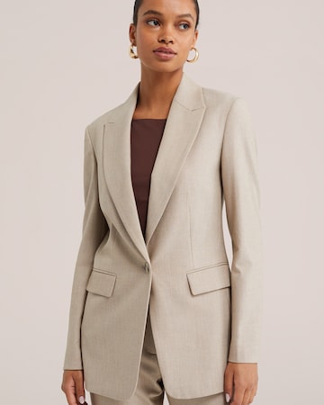 Blazer di WE Fashion in beige: frontale