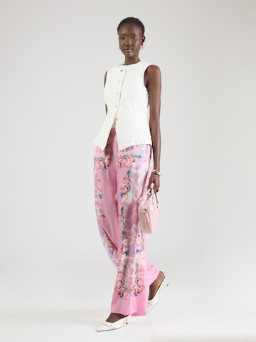 Versace Jeans Couture Zvonové kalhoty Kalhoty – fialová