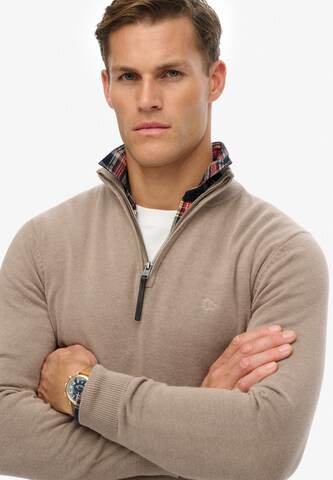 Superdry & Co Sweater 'Essentials' in Brown