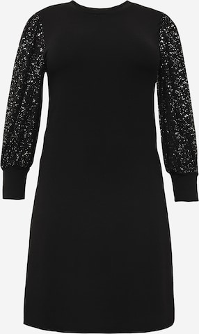 Robe 'Foila' ONLY Carmakoma en noir : devant