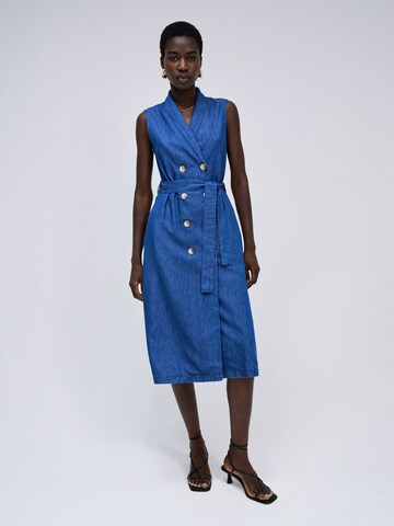 Robe-chemise Salsa Jeans en bleu : devant