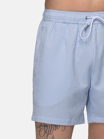 Vercate - Calções de banho 'Seersucker' em azul