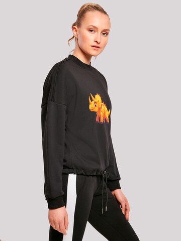 F4NT4STIC Sweatshirt 'Süßer Triceratops Dinosaurier' in Schwarz
