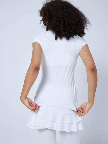 SPORTKIND Performance shirt 'Capsleeve' in White