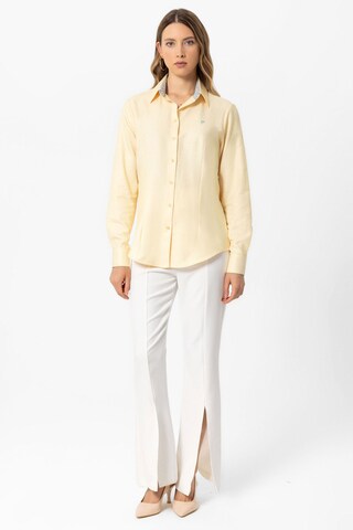 Camicia da donna ' NIHAN ' di DENIM CULTURE in giallo