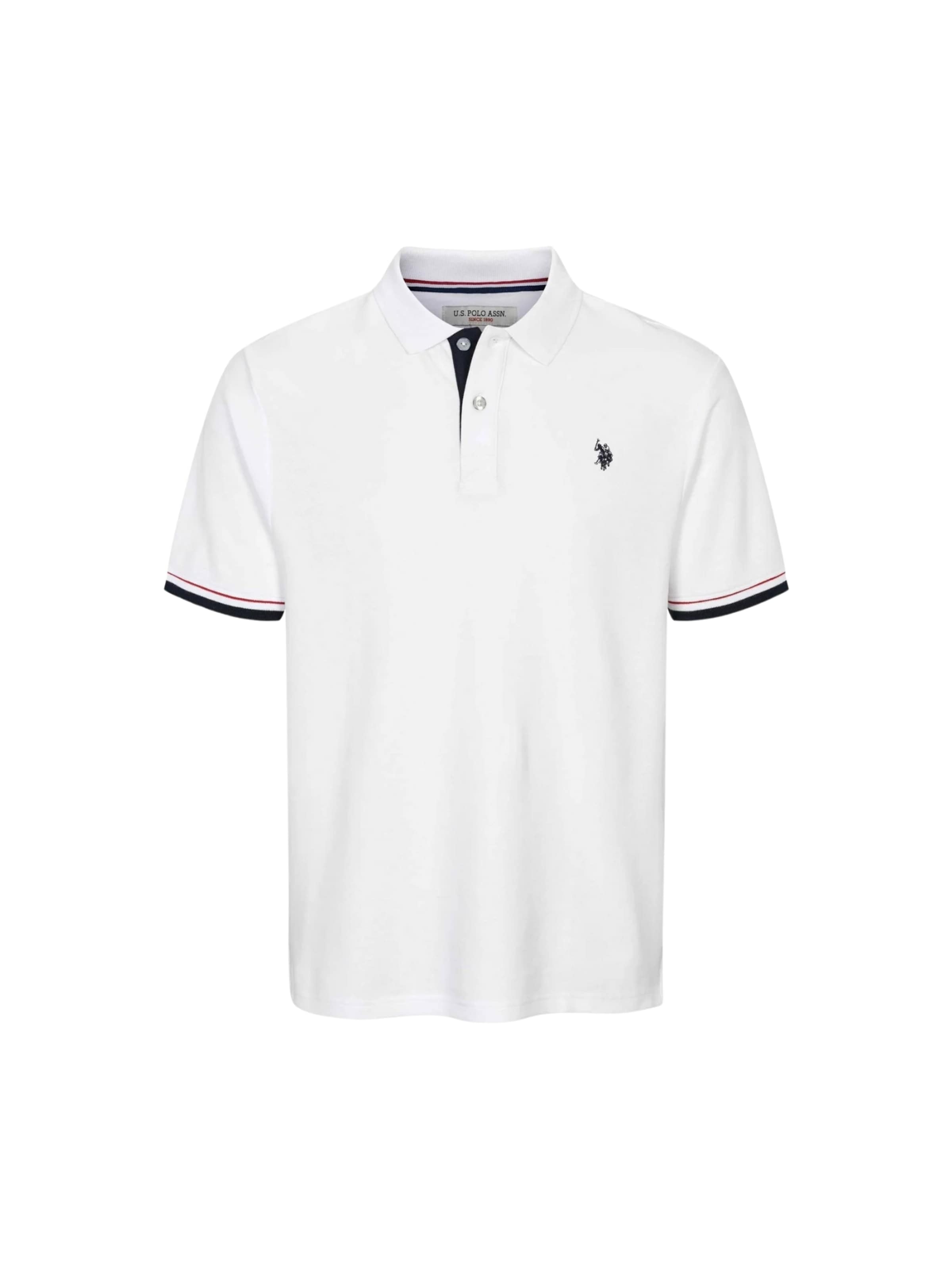 U.S. POLO ASSN. Regular Fit Paita 'UMMeo' värissä valkoinen: etupuoli