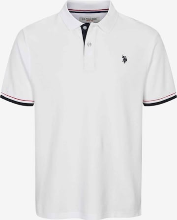 U.S. POLO ASSN. Regular Fit Paita 'UMMeo' värissä valkoinen: etupuoli