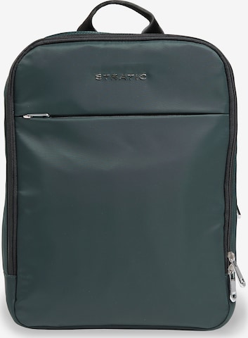 Stratic Backpack in Green: front