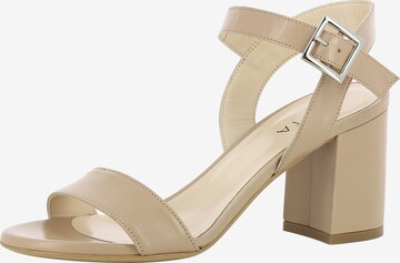 EVITA Sandalen met riem in Beige: voorkant