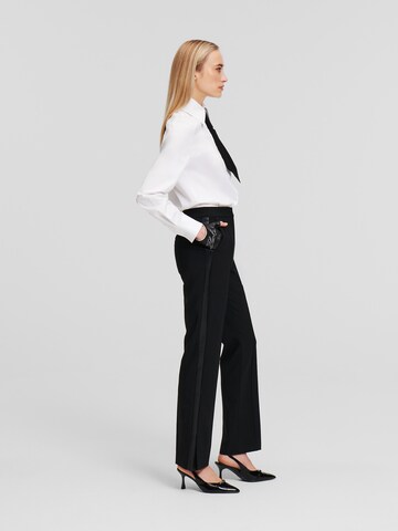 Karl Lagerfeld Normalny krój Spodnie w kolorze czarny