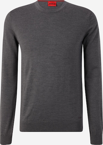 Pull-over 'San Cedric' HUGO en gris : devant