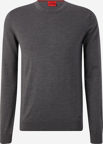 HUGO Red Sweater 'San Cedric' in Grey: front