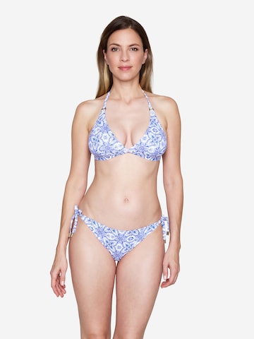 JOOP! Triangel Bügel-Bikini-Top ' Muri Beach ' in Blau