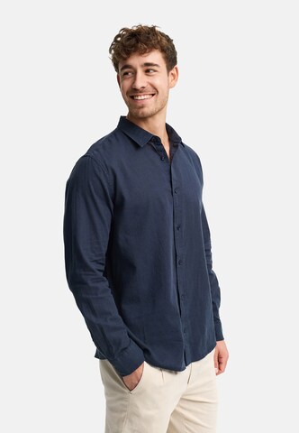 INDICODE JEANS Regular fit Business shirt 'Ceppo' in Blue
