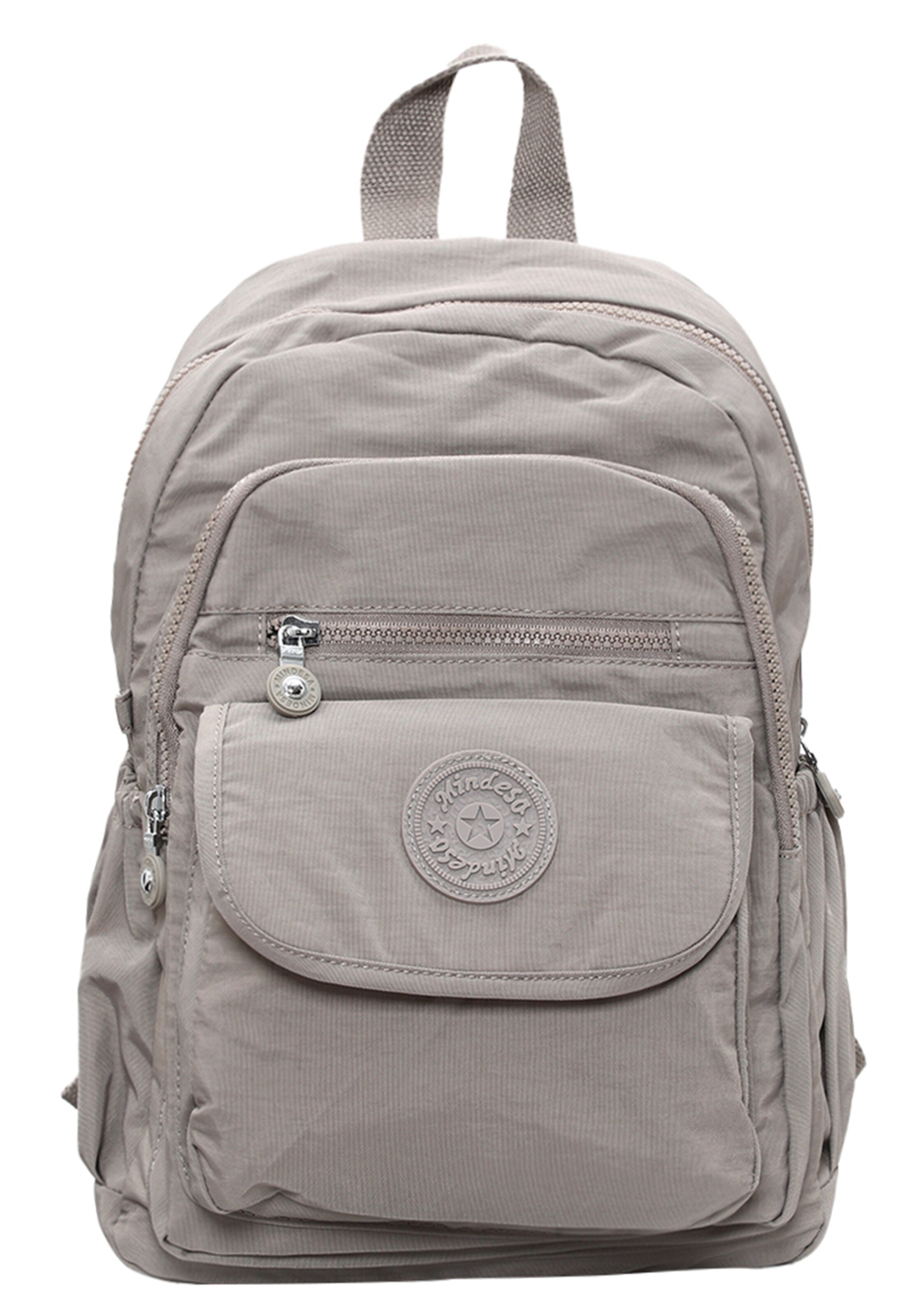 Mindesa - Mochila en beige: frente