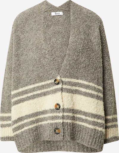 Liebesglück Cardigan en beige / gris, Vue avec produit