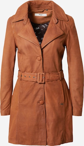 Maze Between-Seasons Coat in Brown: front