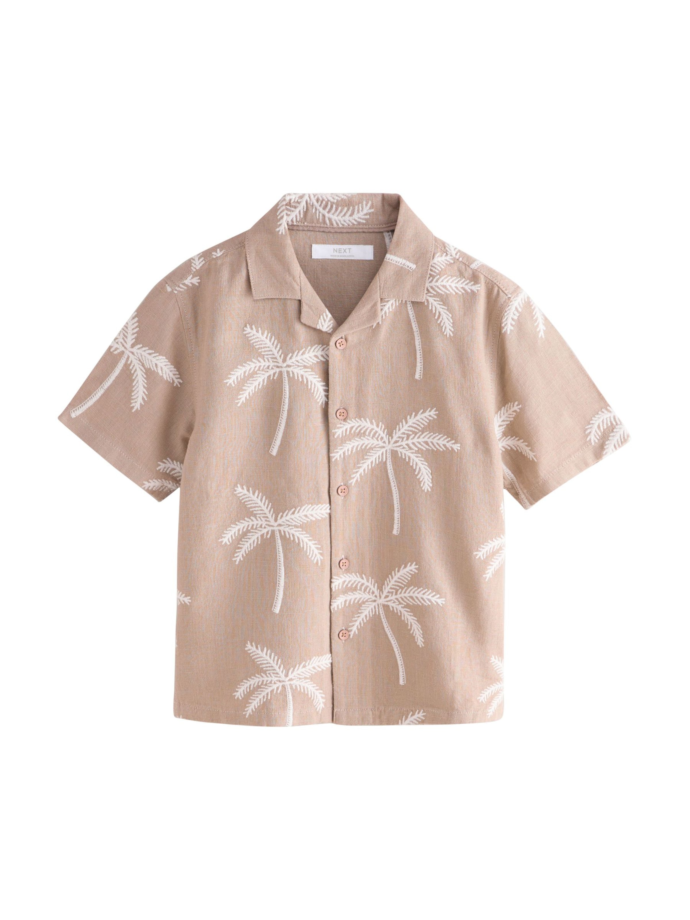 Next Hemd in Braun: Vorderseite