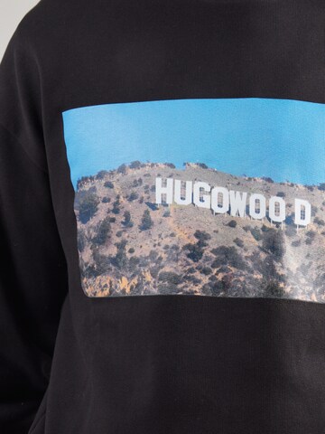 HUGO Sweatshirt 'Dartok' in Schwarz