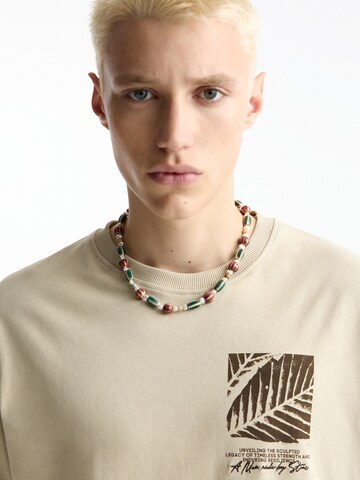 Pull&Bear T-Shirt in Beige