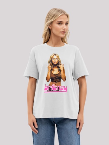 F4NT4STIC Shirt in Wit: voorkant