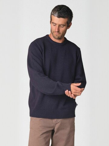 Klitmøller Collective Sweater ' Dylan ' in Blue: front