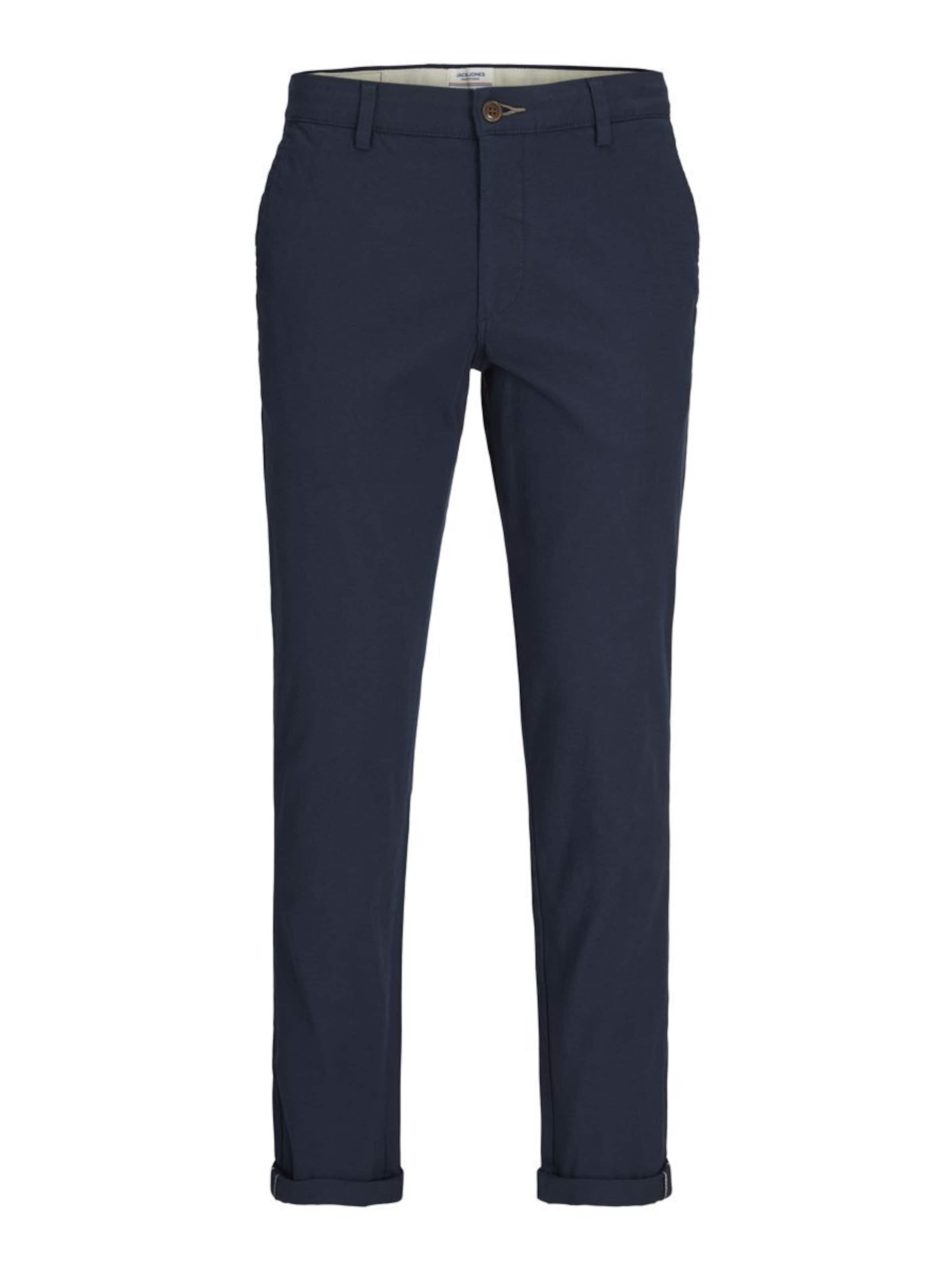 JACK & JONES Slim fit Chino Pants 'JJMarco' in Blue: front