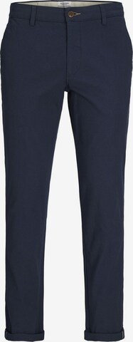 Coupe slim Pantalon chino 'Marco' JACK & JONES en bleu : devant