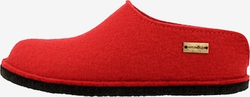 HAFLINGER Hausschuh 'Flair Smily' in Rot: Vorderseite