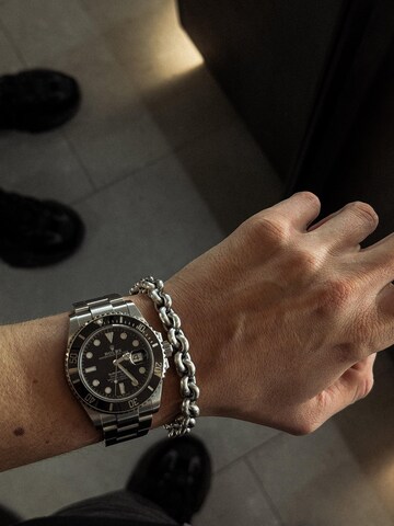REYTEL Armband 'MACHT' in Zilver