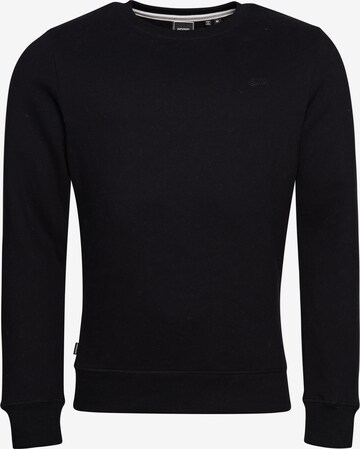 Superdry Sweatshirt in Schwarz: predná strana