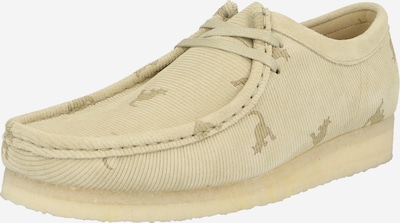 Mokasinai 'Wallabee' iš Clarks Originals, spalva – šviesiai ruda / alyvuogių spalva, Prekių apžvalga