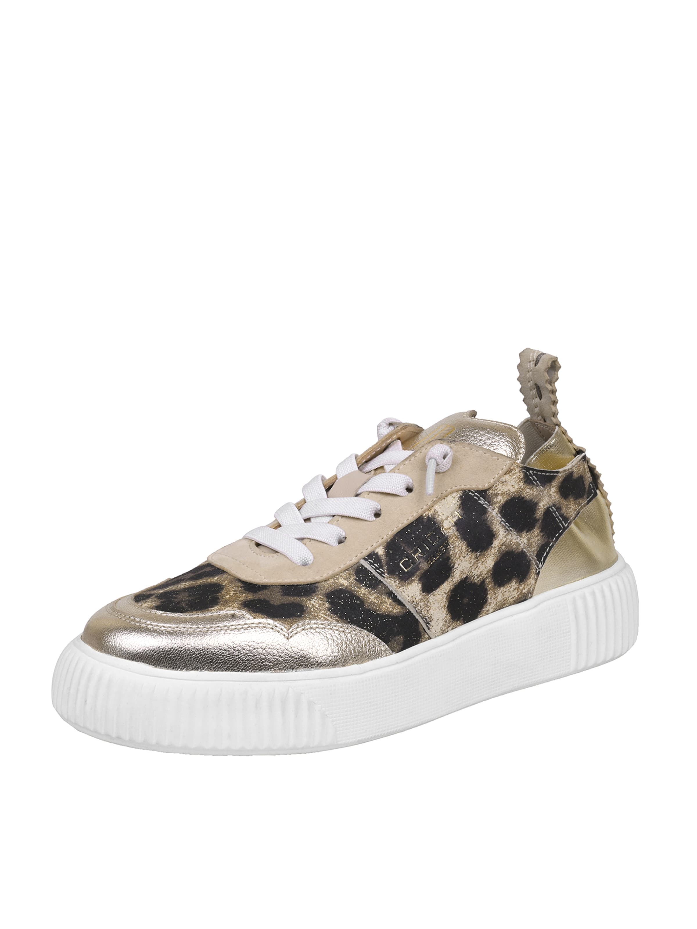 Crickit Platform trainers ' OAKLI ' in Gold: front