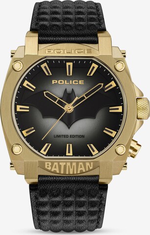 POLICE Analog Watch 'BATMAN' in Gold: front
