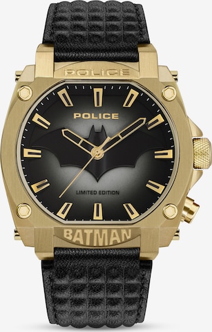 POLICE Analog Watch 'BATMAN' in Gold: front